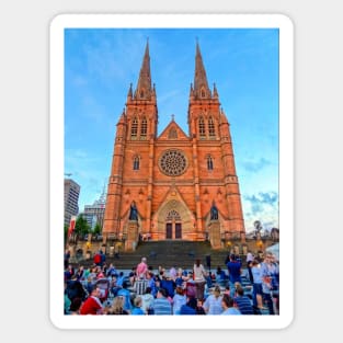 Christmas Time at St Mary's Cathedral, Sydney, NSW, Australia Magnet